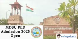 MDSU PhD Admission 2025 Open